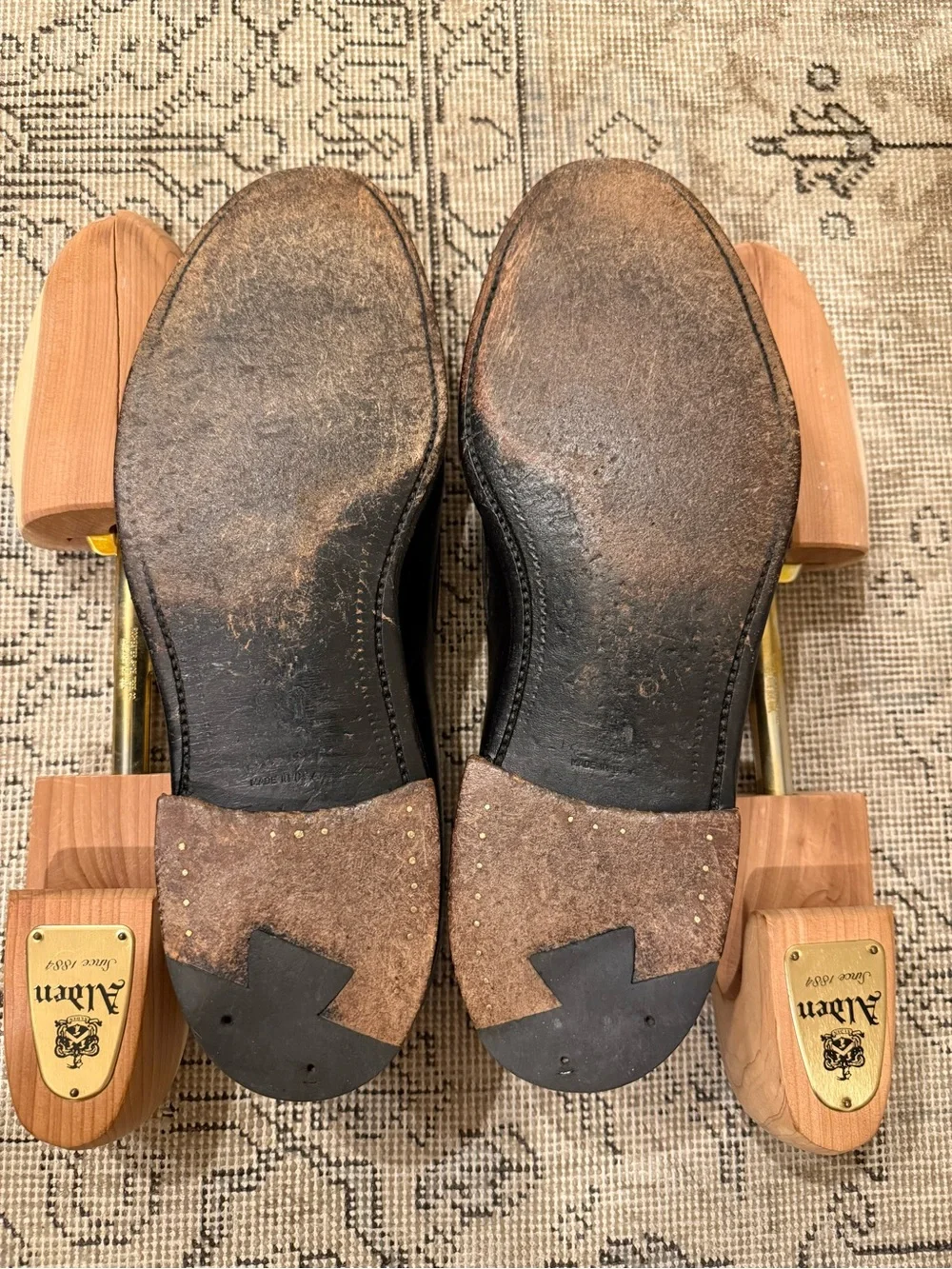 Alden Black Leather Tassel Loafers - 9.5 A/C